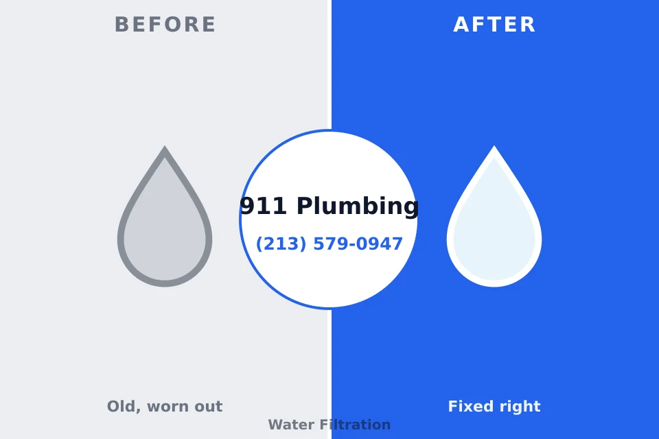 Before and after: plumbing repair Lawai, HI